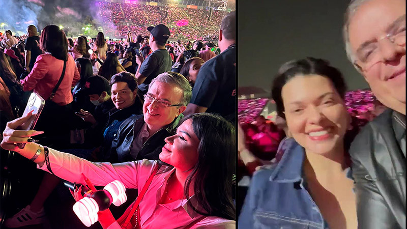 Marcelo Ebrard asiste con Rosalinda Bueso a concierto de BLACKPINK 