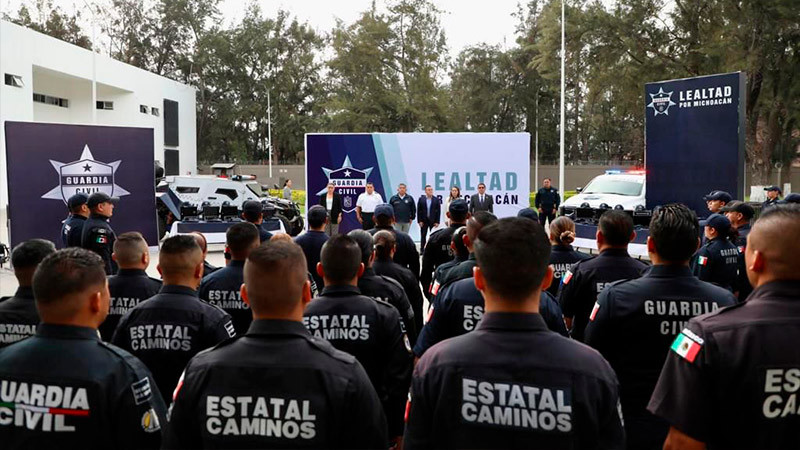 Entregan SSP y SESESP 4 mil uniformes a personal operativo en Michoacán 