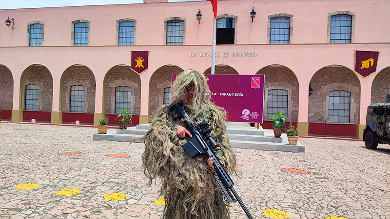Conmemora XXI Zona Militar el Día de la Infantería, el arma más numerosa del Ejército Mexicano