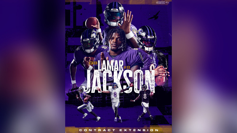 Lamar Jackson se convierte en el jugador mejor pagado en la historia de la NFL 
