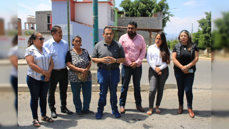 Arranca Bladimir González programa de bacheo y reencarpetamiento 2023 en Tarímbaro
