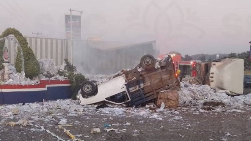Accidente automovilístico en la carretera México-Veracruz deja al menos 5 lesionados 
