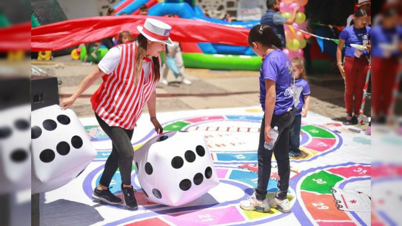 Con Festival Cirkua, DIF Morelia celebró a más de 10 mil niñas y niños de las Tenencias de Morelia 