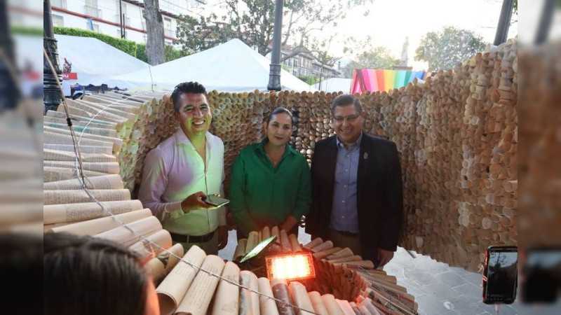 Inaugura Nacho Campos la XXII Feria Internacional del Libro de Uruapan