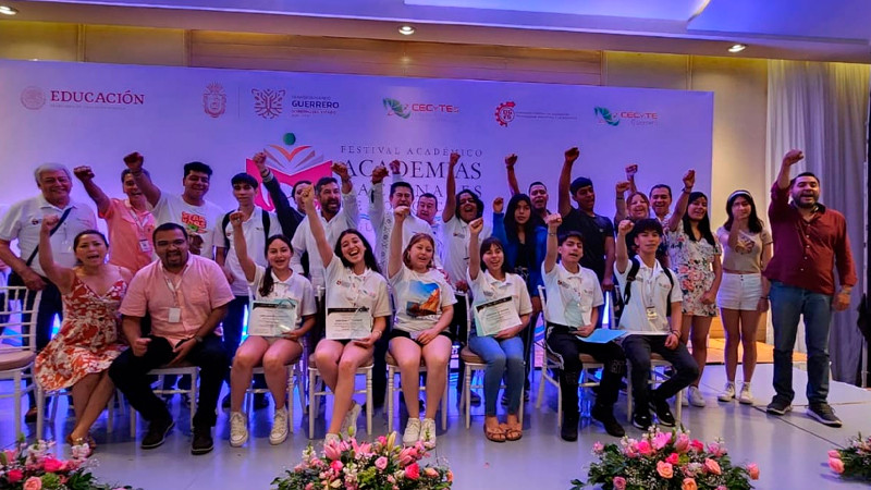 Ganan estudiantes del Cecytem 6 medallas en Festival Nacional Académico  