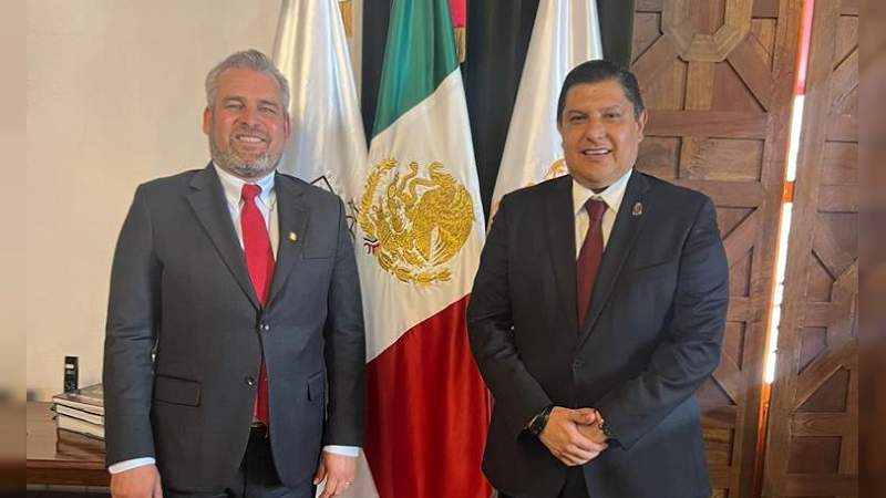 Revisan Bedolla y alcalde avances de tres proyectos para Uruapan 