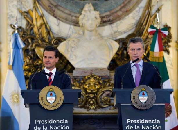 Recibe Mauricio Macri a Enrique Peña Nieto en la Casa Rosada - Foto 2 