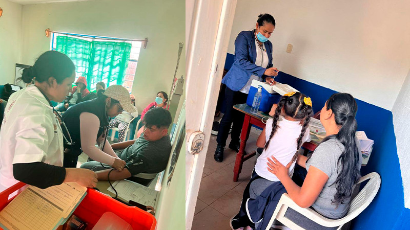 Con Salud Itinerante, Salud Michoacán ha brindado más de 14 mil consultas en 2023 