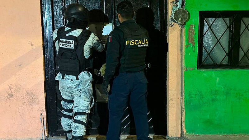Aseguran mediante cateo, un inmueble en el que se encontraron drogas en Morelia, Michoacán  