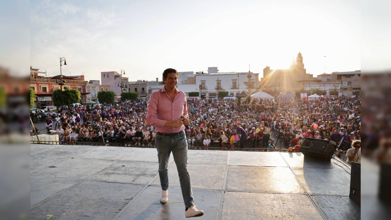 Más de 40 mil morelianos asistieron al Festival del Día de la Niñez, en el Centro Histórico