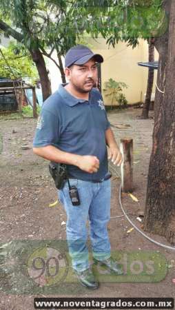 Desmiente Germán Ramírez, comandante de la policía en Aquila, Michoacán, su detención 