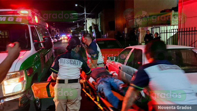 Balean a un individuo en Zamora, Michoacán, resultó herido 