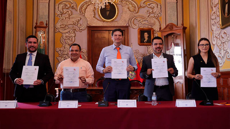 Morelia, Tarímbaro y Charo, suman esfuerzos para un desarrollo metropolitano en orden 