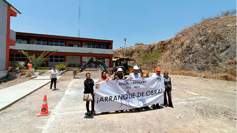 Dignifican infraestructura educativa del Cecytem en Álvaro Obregón 