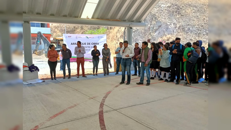 Dignifican infraestructura educativa del Cecytem en Álvaro Obregón 