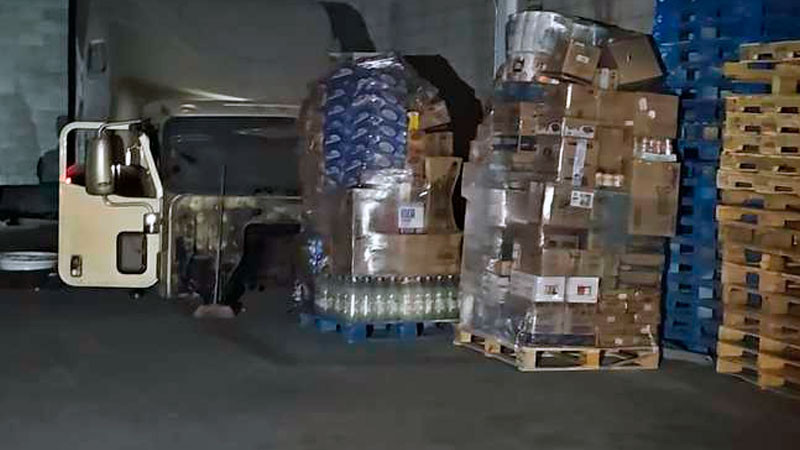 Recuperan camión cargado con mercancía que había sido robada en Guanajuato; hay 4 detenidos 