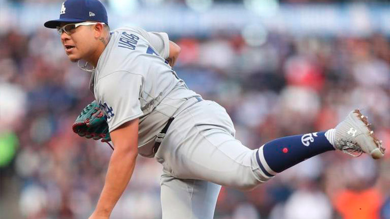 Julio Urías consigue su cuarto triunfo consecutivo con los Dodgers 