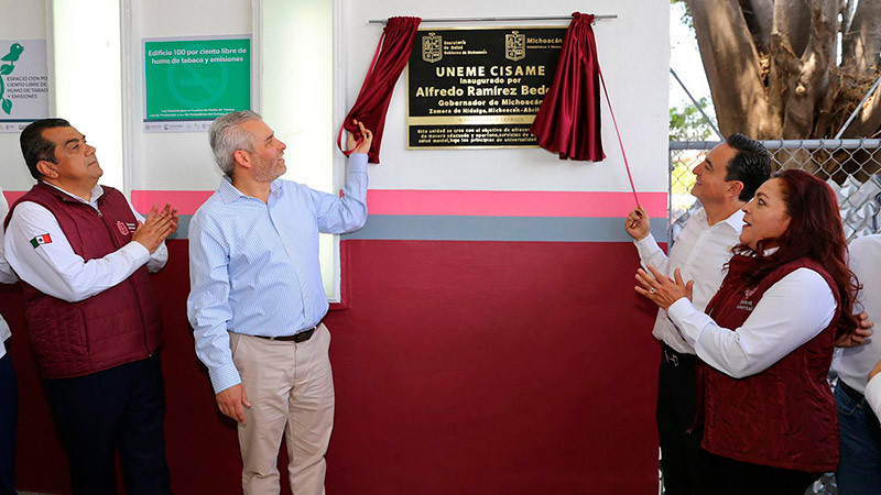 Inaugura Bedolla en Zamora primer Cisame de Michoacán