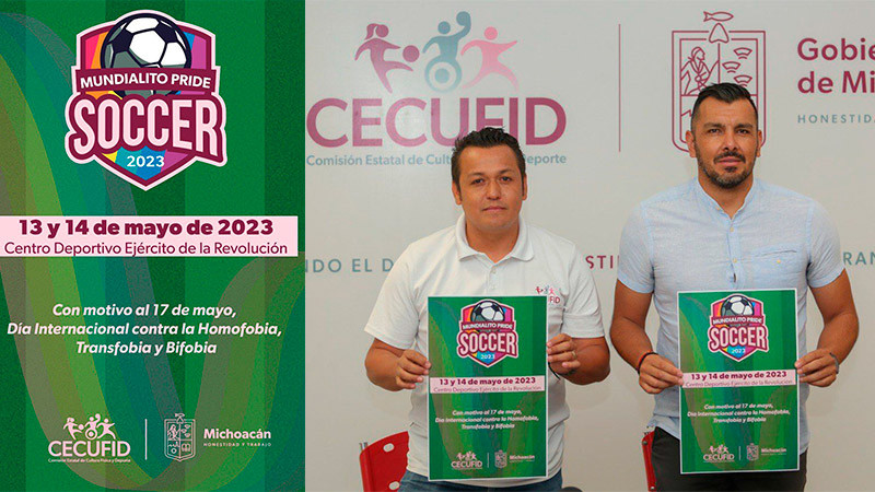 Anuncia Cecufid primera edición del Mundialito Pride Soccer