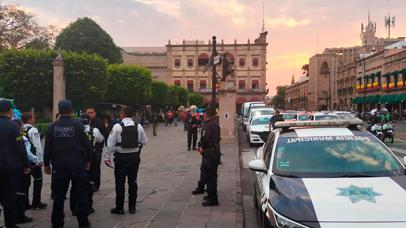 Implementan acciones operativas conjuntas entre los la Guardia Civil y la Policía Morelia