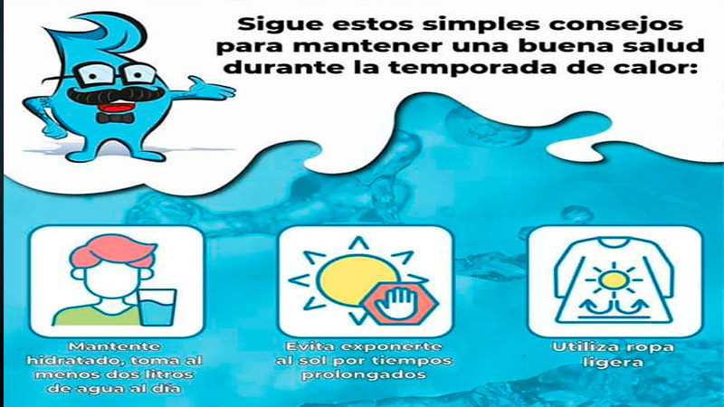 Exhorta SSM a no bajar la guardia ante temperaturas extremas  