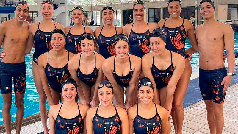 Selección de Natación Artística viajará a la Serie Mundial en Egipto gracias al respaldo de Carlos Slim 