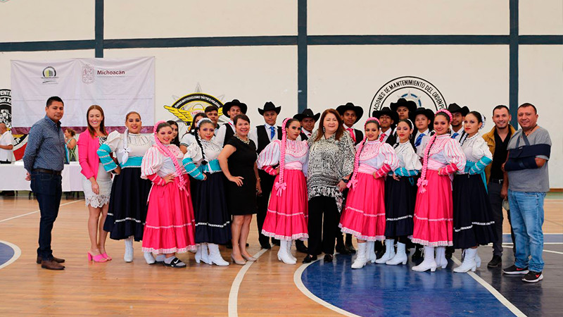 Realizó Telebachillerato Michoacán Primer Concurso de Baile Folklórico