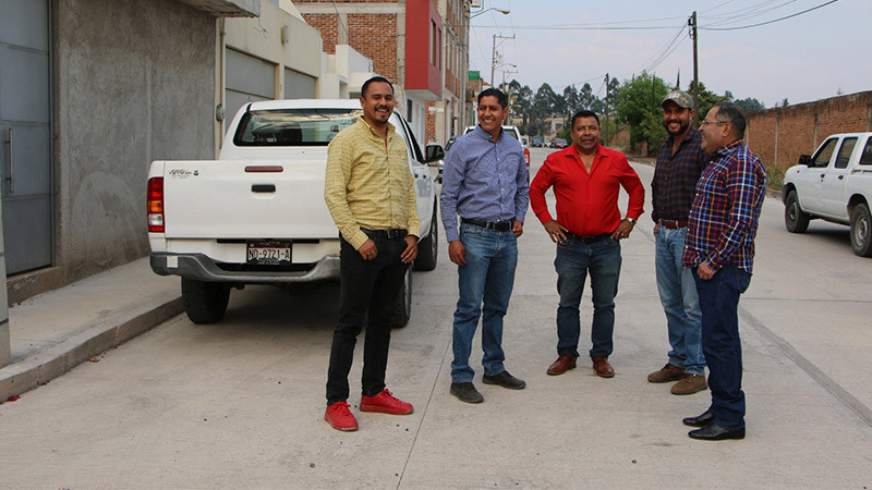 José Luis Téllez supervisa obras realizadas en el municipio de Ciudad Hidalgo