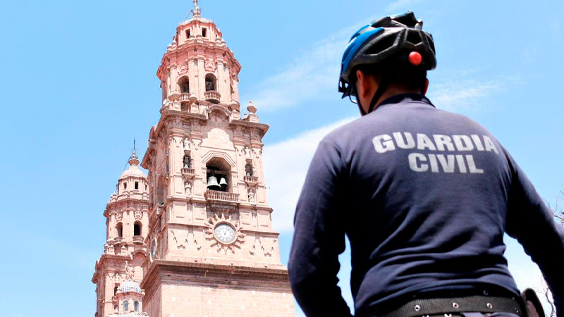 El Agrupamiento Ciclista de SSP está preparado para combatir la delincuencia en la zona céntrica de Morelia