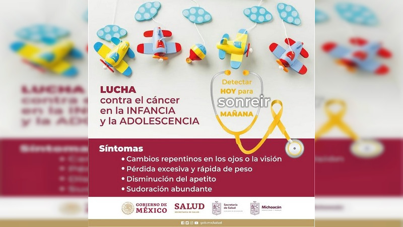 Garantiza Salud Michoacán atención médica gratuita a menores de edad con cáncer 