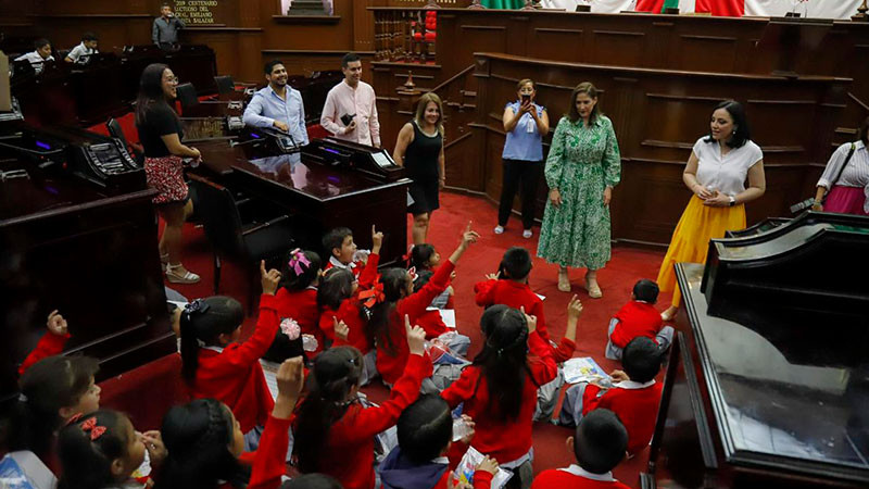 Desde el Parlamento Infantil Incluyente 2023, se legislará en favor de la niñez michoacana: Adriana Hernández 