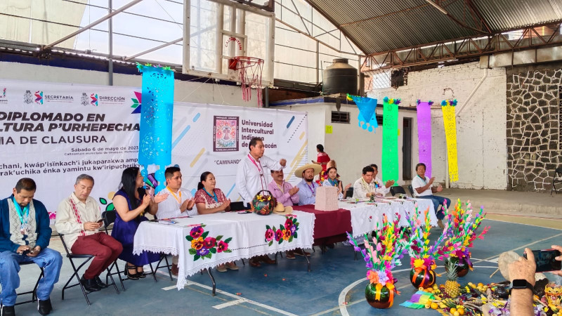 Clausura UIIM primer diplomado en Lengua Purépecha y Cultura