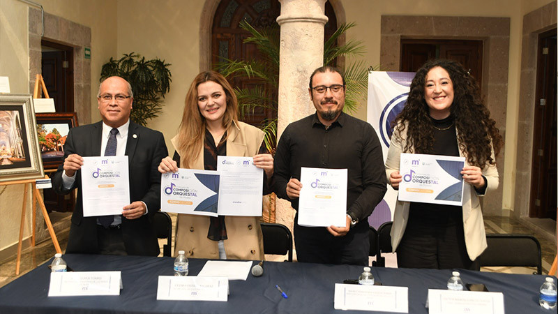 SeCultura anuncia convocatoria del Concurso de Composición Orquestal de Morelia 