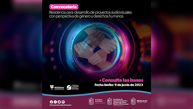 Abre Secretaría de Cultura convocatoria de residencia para proyectos audiovisuales 