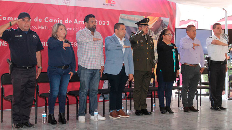 Inicia Sedena y Gobierno de Tarímbaro campaña de canje de armas