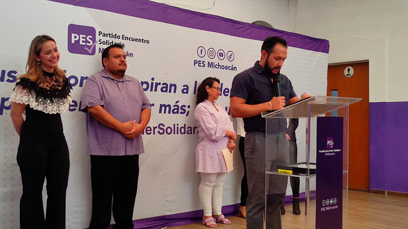 Existe una reconfiguración de grupos delictivos en Michoacán, aseguró dirigente del PES 