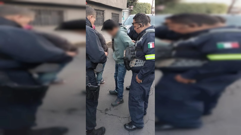 Cae presunto delincuente en operativo de la Fiscalía Regional de Nezahualcóyotl 