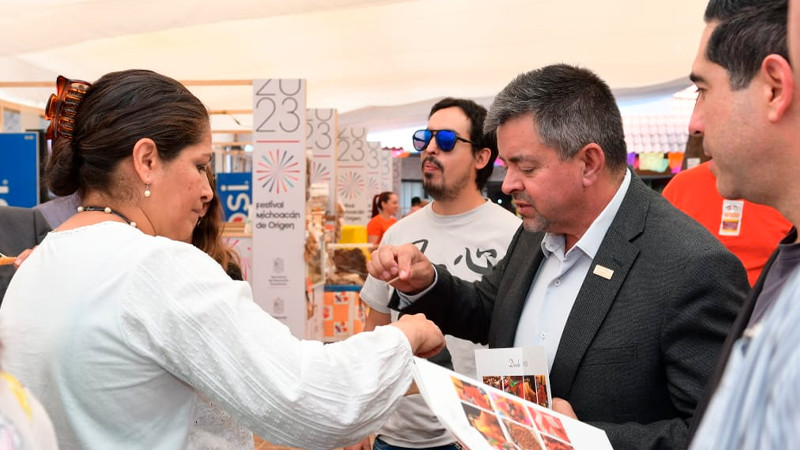 Ven líderes empresariales una opción de proveeduría en el Festival Michoacán de Origen 