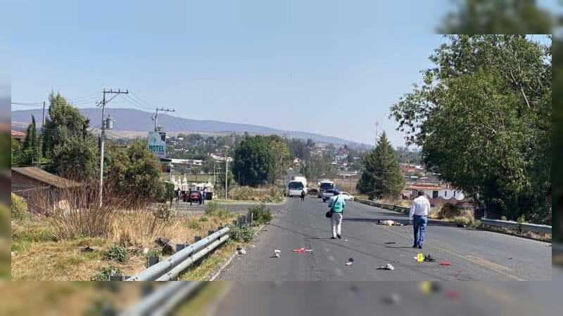 Muere ciclista tras ser atropellado en Zacapu, Michoacán