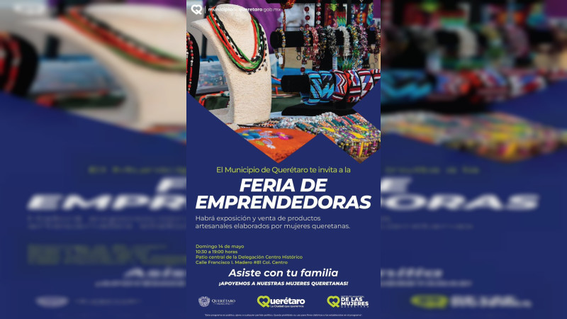 Impulsan trabajo de mujeres empresarias, en Querétaro 