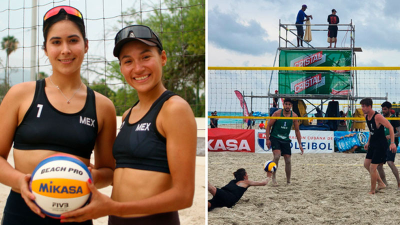 Equipos mexicanos destacan en inicio del Tour de Playa NORCECA en Cuba 
