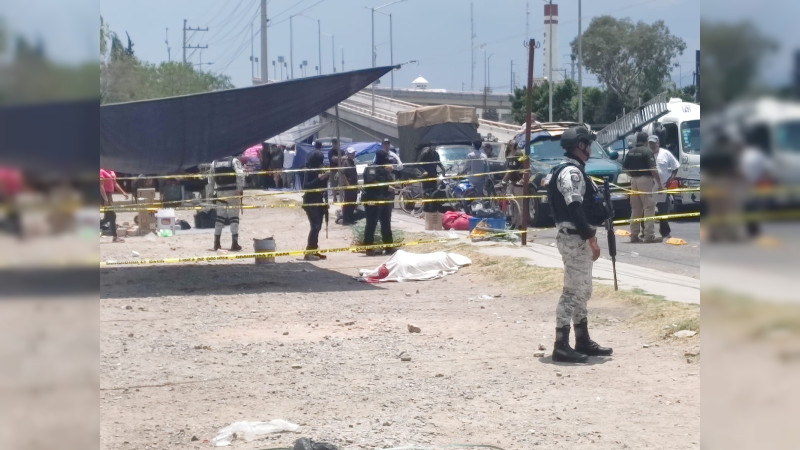 Ataque armado en tianguis deja una persona sin vida en Celaya 