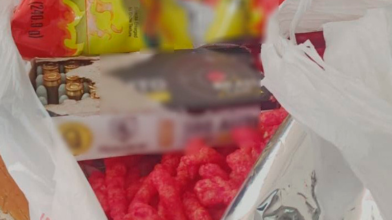 Incautan cartuchos útiles en Chihuahua que pretendían pasar ilegalmente en bolsas de frituras  