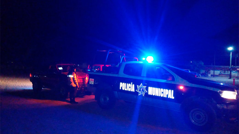 Policía Municipal se vuelca en la sierra de Tamazula, Durango  
