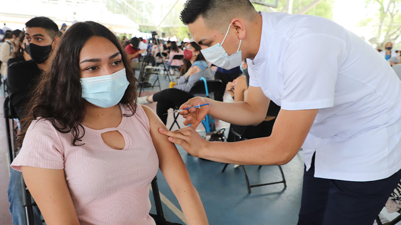 Seguirán vigentes en Michoacán las jornadas de vacunación contra COVID-19