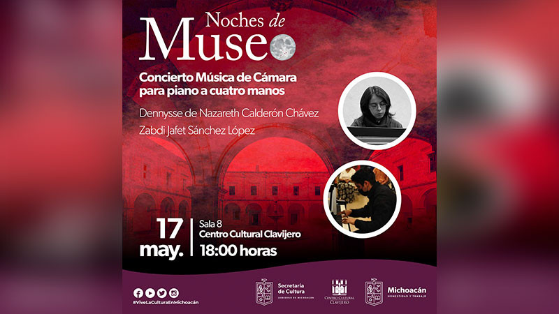 Este miércoles, música de cámara para piano a 4 manos, en el Clavijero 