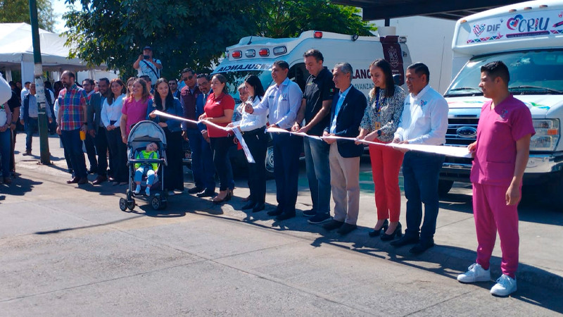 DIF Michoacán y Uruapan inauguran Centro de Rehabilitación Infantil 
