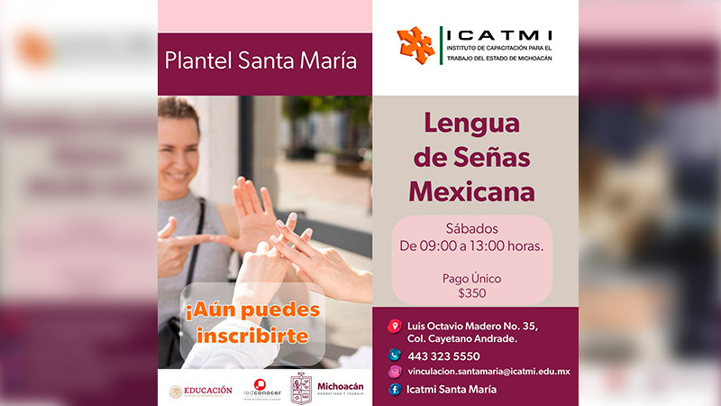 Ofrece Icatmi en Morelia 4 nuevos cursos de capacitación