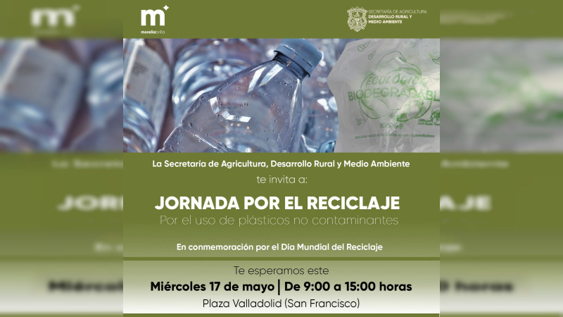 Gobierno Municipal invita a la "Jornada por el Reciclaje" 
