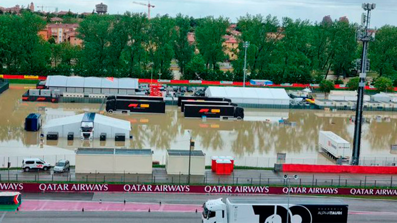 Fórmula 1 cancela Gran Premio de Imola, Italia debido a emergencia climática 